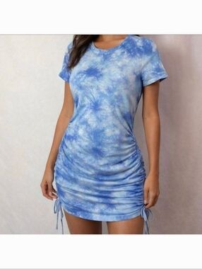 Victoria Secret PINK Ruched Side T-shirt Dress